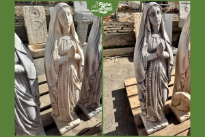 Statua Lourdes in Cemento h. 80